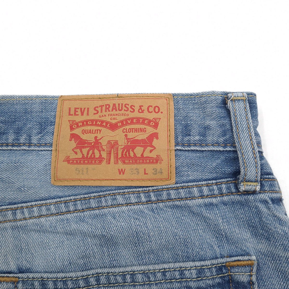 Vintage Levi's Jeans 511 Men Slim Straight Size W33 L28, detail view 3, image 5 of 8