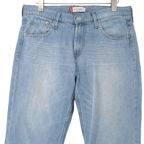 Vintage Levi's Jeans 511 Men Slim Straight Size W34 L32, back view, image 2 of 10