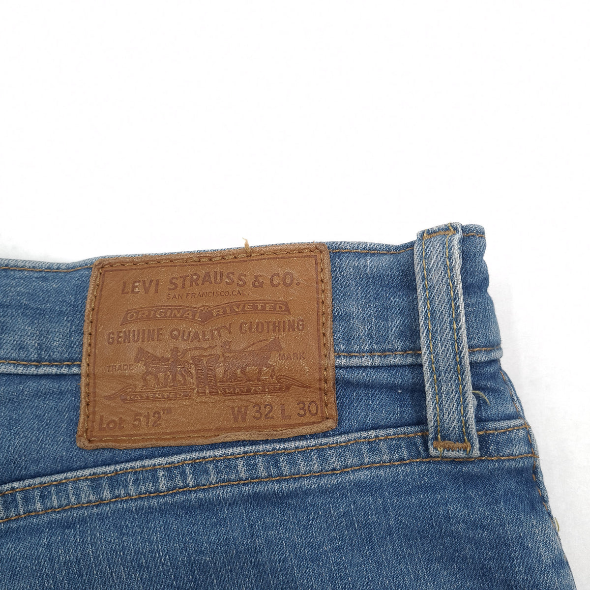 Levi's Jeans 512 Men Stretch Slim Tapered Size W32 L30, detail view 3, image 5 of 10