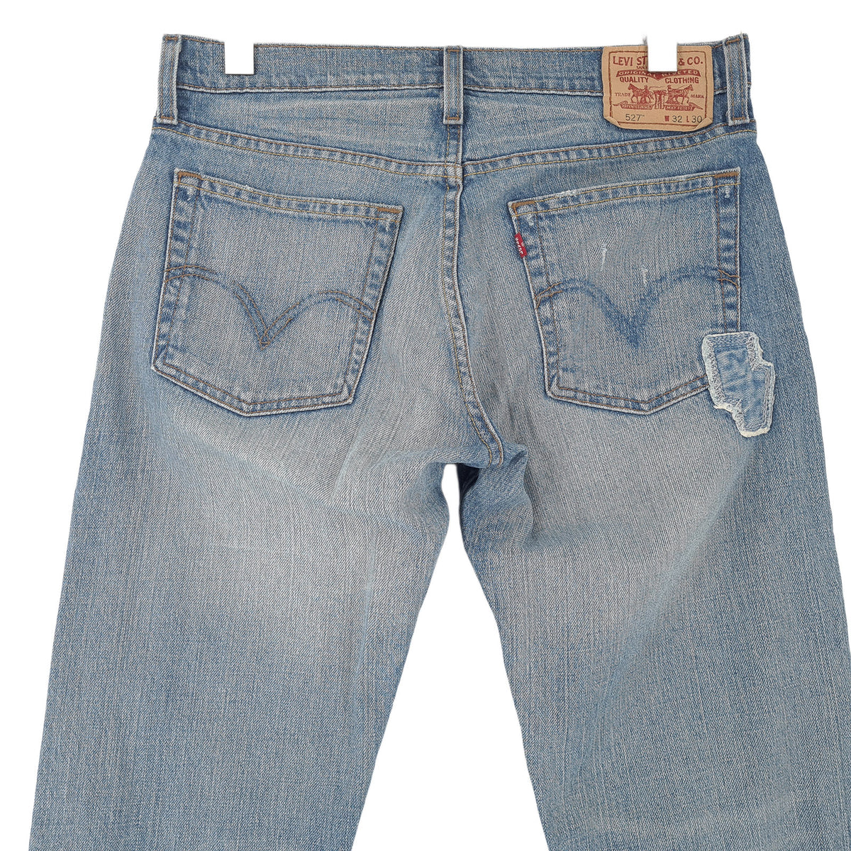 Vintage Levi's Jeans 527 Men Stretch Slim Bootcut Size W32 L32, detail view 1, image 3 of 10