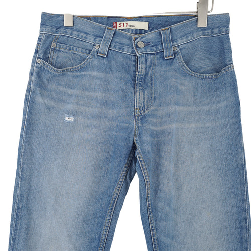 Vintage Levi's Jeans 511 Slim Men Straight Size W34 L34, back view, image 2 of 10