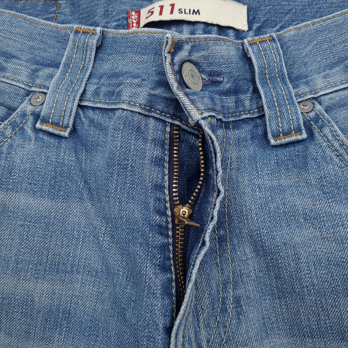 Vintage Levi's Jeans 511 Slim Men Straight Size W34 L34, detail view 5, image 7 of 10