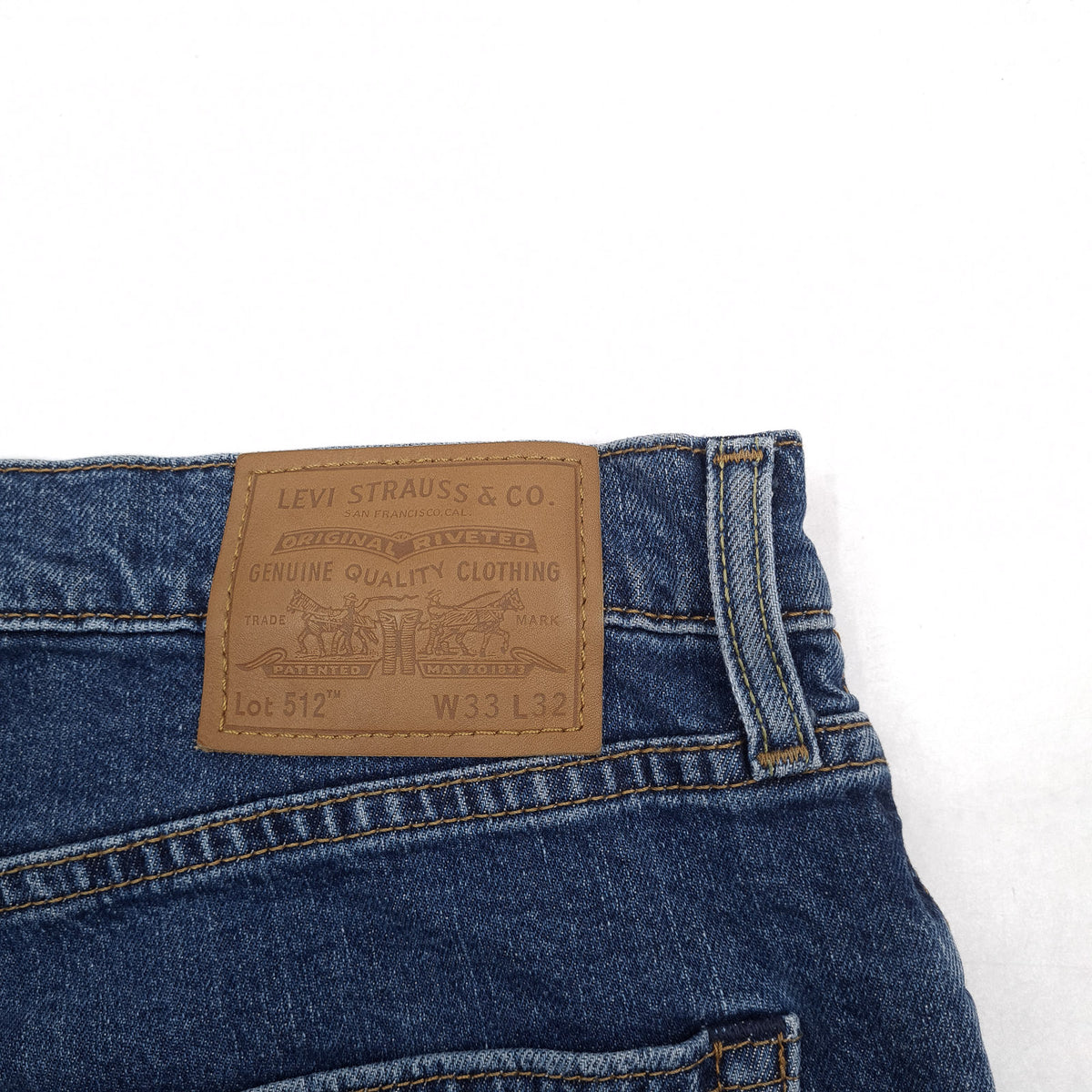 Levi's Jeans 512 Men Stretch Slim Tapered Size W33 L32, detail view 3, image 5 of 11