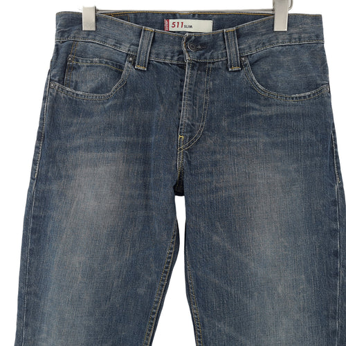 Vintage Levi's Jeans 511 Slim Men Straight Size W34 L32, back view, image 2 of 8