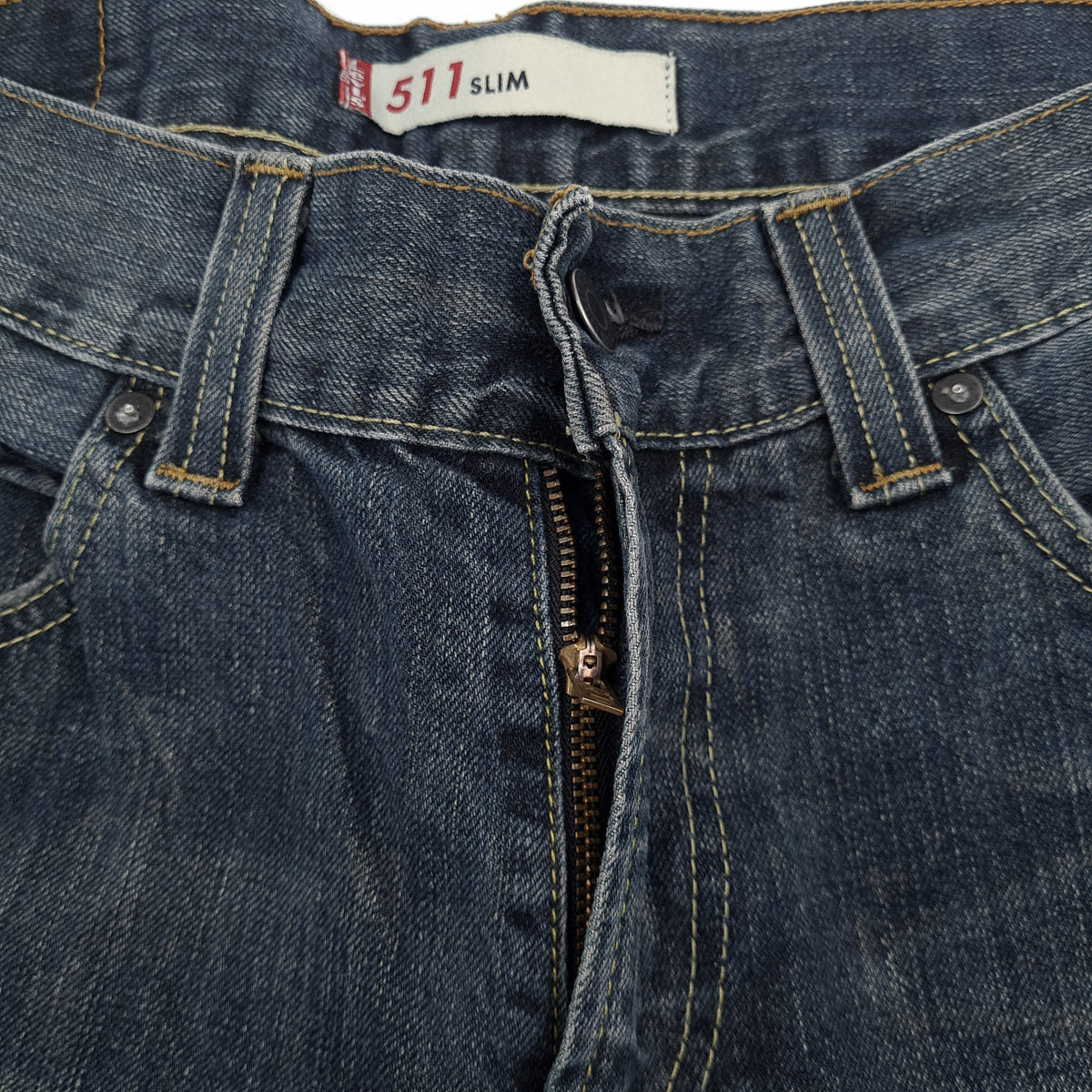 Vintage Levi's Jeans 511 Slim Men Straight Size W34 L32, detail view 5, image 7 of 8
