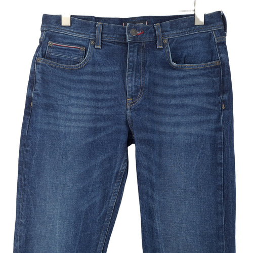 Vintage Tommy Hilfiger Jeans Denton Men Stretch Straight Size W34 L32, back view, image 2 of 10