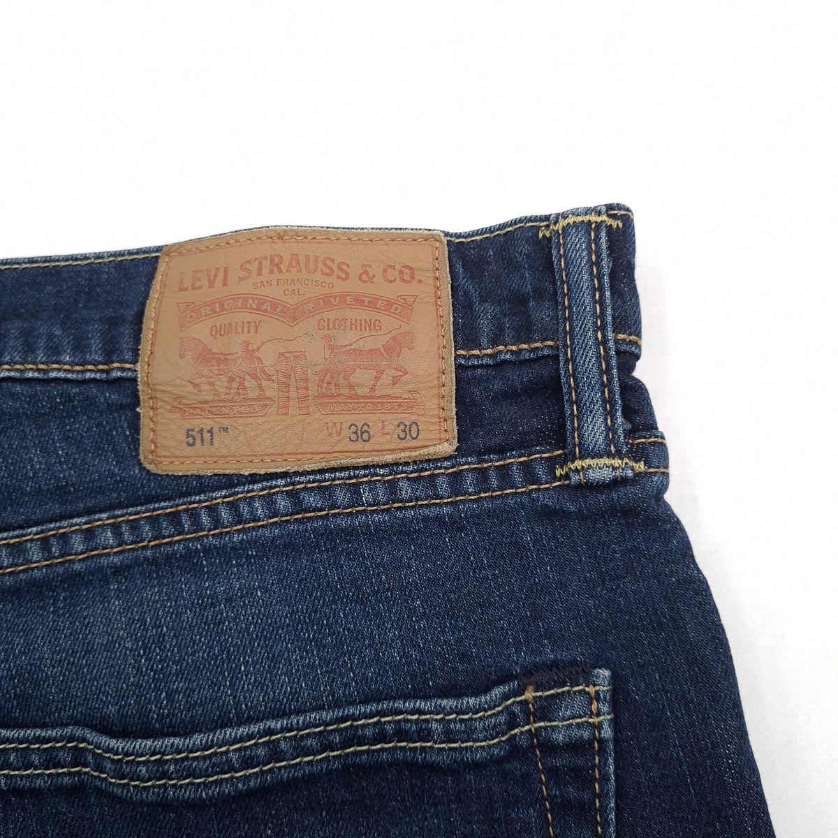 Levi's Jeans 511 Men Stretch Slim Straight Size W36 L30, detail view 3, image 5 of 9