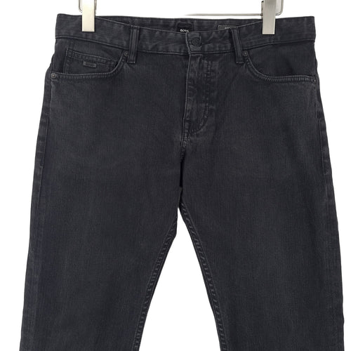Hugo Boss Jeans Delaware Slim Fit Men Stretch Straight Size W34 L32, back view, image 2 of 9