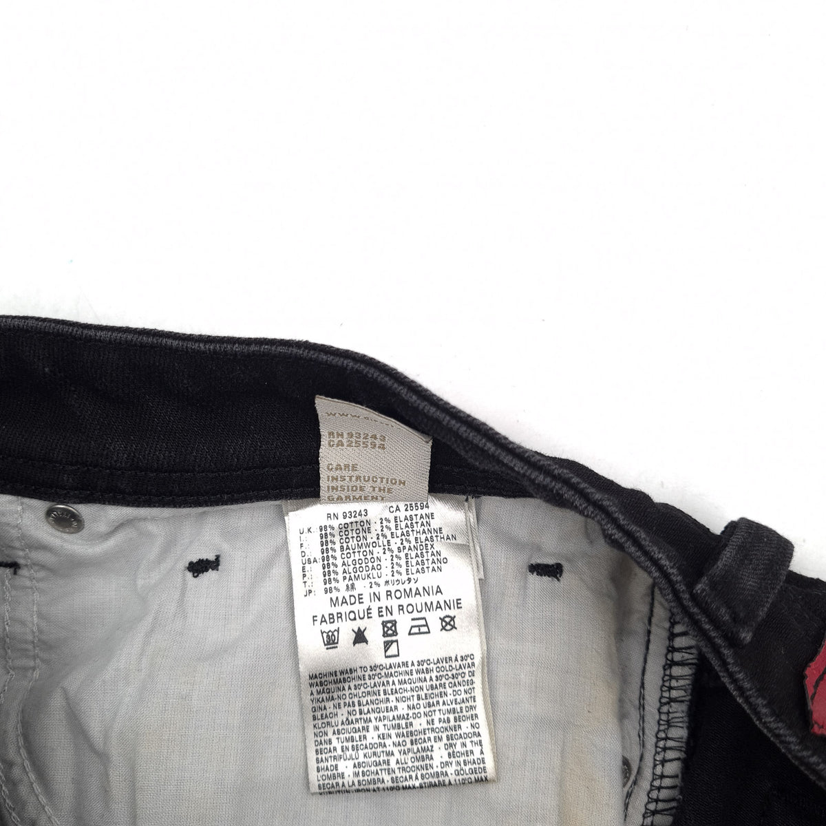 Diesel Jeans Thanaz Men Stretch Slim Skinny Size W32 L34, detail view 6, image 8 of 8