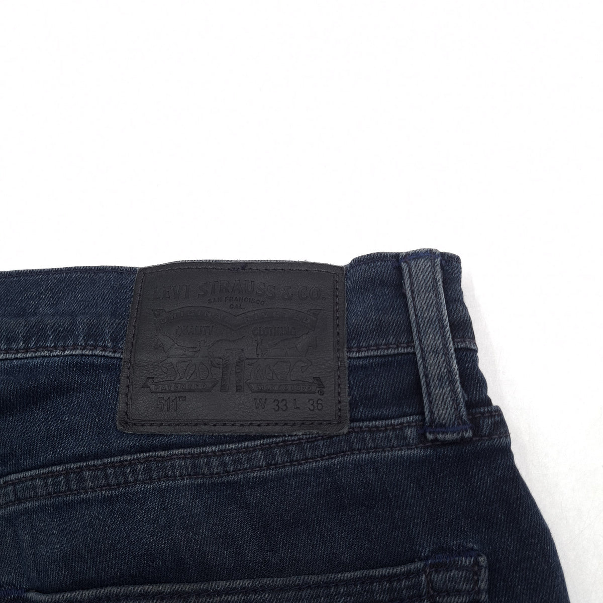 Levi's Jeans 511 Men Stretch Slim Straight Size W33 L36, detail view 3, image 5 of 7