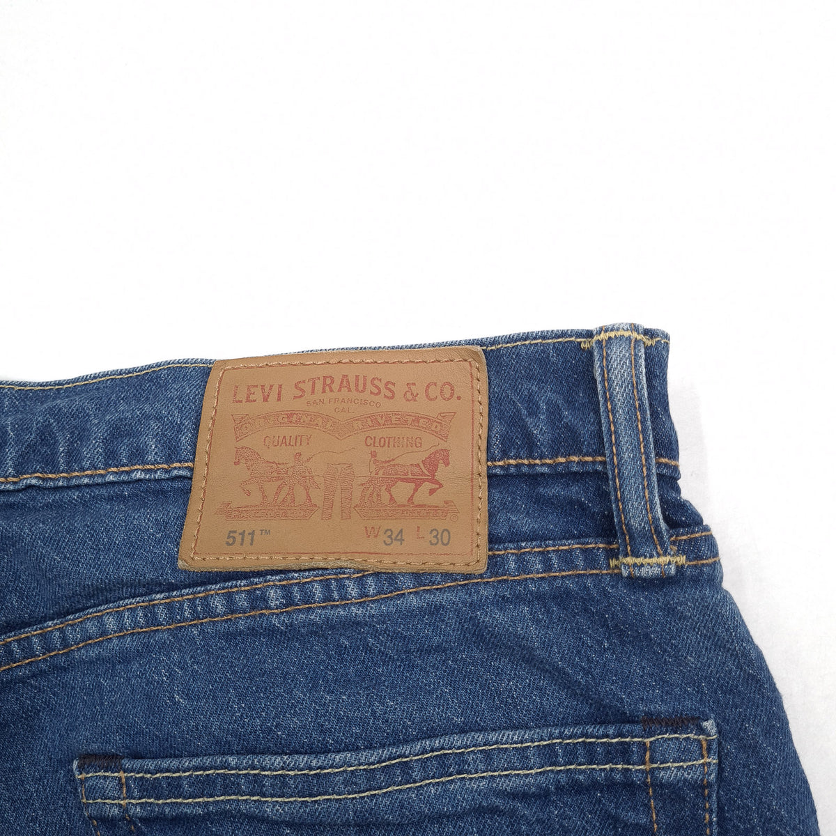 Levi's Jeans 511 Men Stretch Slim Straight Size W34 L30, detail view 3, image 5 of 9