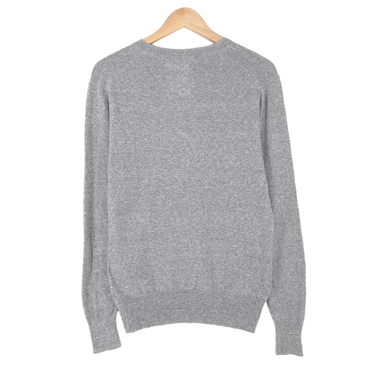 Superdry Vintage Mens Jumper Sweater Cotton Cashmere Grey Crew Neck Pullover Size S, detail view 1, image 3 of 7