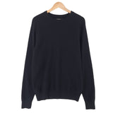 J.Lindeberg Mens Jumper Sweater Cotton Black Crew Neck Pullover Knit Size M, front view, image 1 of 6