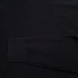 J.Lindeberg Mens Jumper Sweater Cotton Black Crew Neck Pullover Knit Size M, detail view 4, image 6 of 6