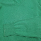 Gant Mens Jumper Sweater Cotton Green V-Neck Pullover Knit Size M, detail view 5, image 7 of 7