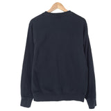 Nike Vintage Sweatshirt Cotton Black Crew Neck Pullover Men Size S, detail view 1, image 3 of 7