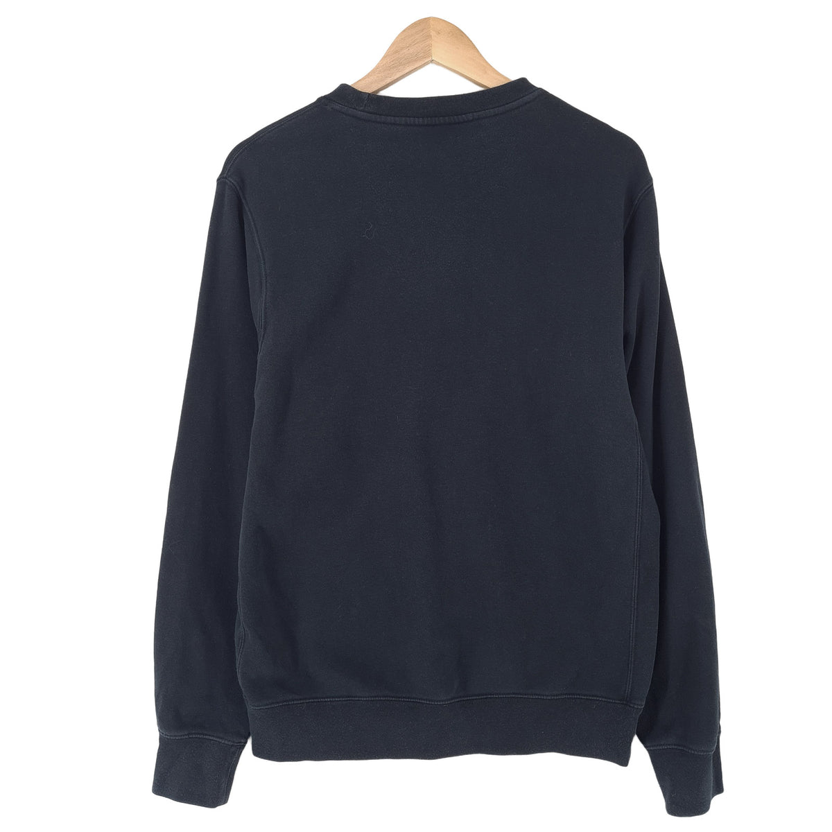 Nike Vintage Sweatshirt Cotton Black Crew Neck Pullover Men Size S, detail view 1, image 3 of 7
