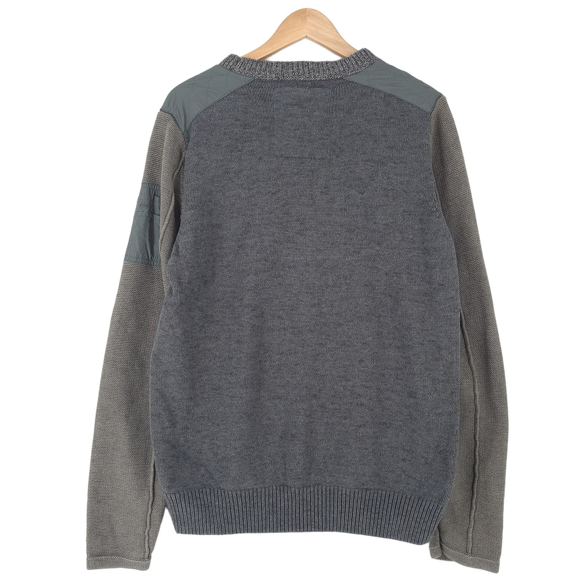 Pme Legend Mens Jumper Sweater Cotton Grey Crew Neck Pullover Knit Size XL, detail view 1, image 3 of 8