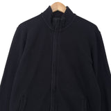 Hugo Boss Mens Full Zip Sweater Cotton Black High Neck Jumper Knit Size M, back view, image 2 of 8