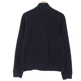 Hugo Boss Mens Full Zip Sweater Cotton Black High Neck Jumper Knit Size M, detail view 1, image 3 of 8