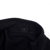 Hugo Boss Mens Full Zip Sweater Cotton Black High Neck Jumper Knit Size M, detail view 3, image 5 of 8