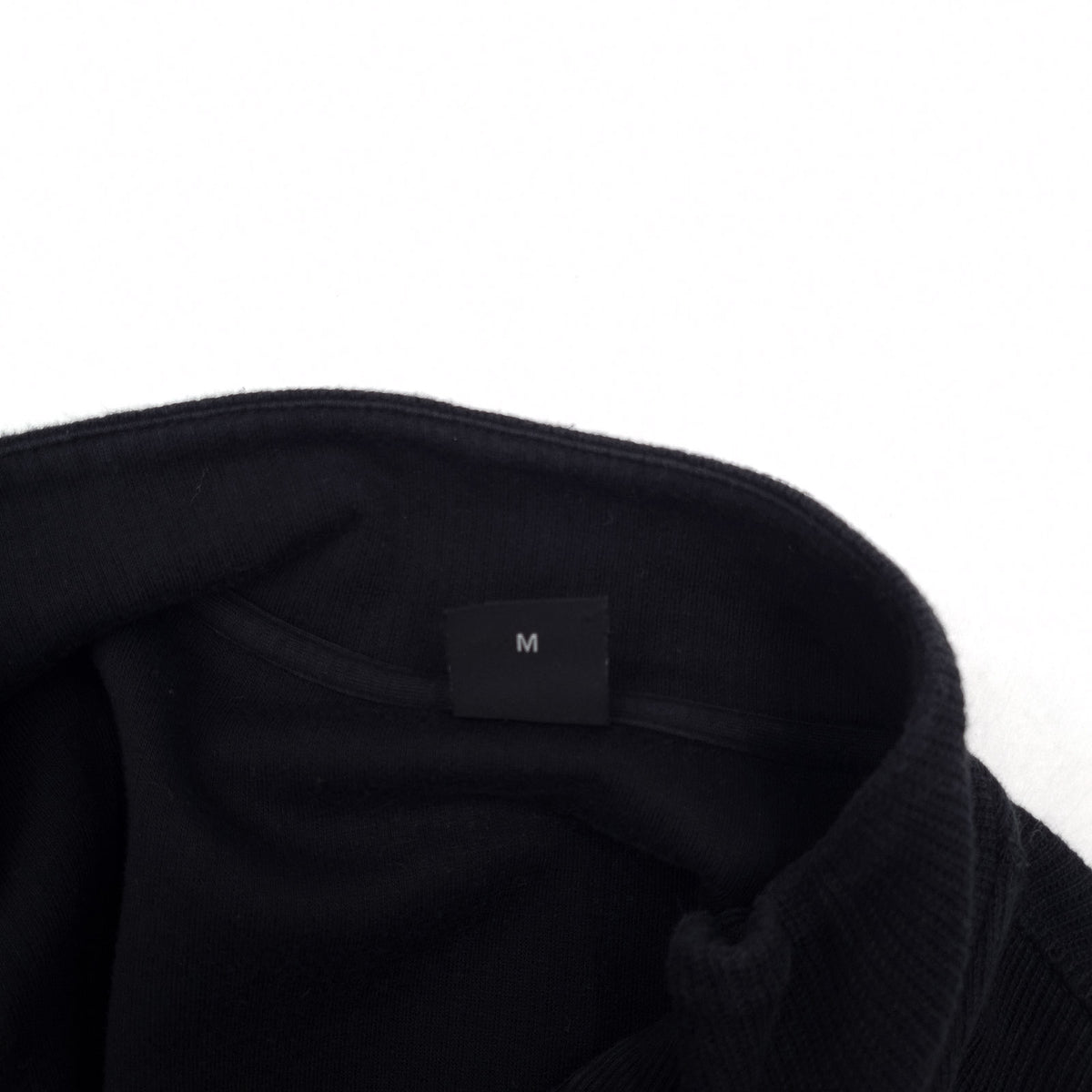 Hugo Boss Mens Full Zip Sweater Cotton Black High Neck Jumper Knit Size M, detail view 3, image 5 of 8