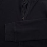 Hugo Boss Mens Full Zip Sweater Cotton Black High Neck Jumper Knit Size M, detail view 6, image 8 of 8