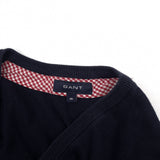 Gant Mens Jumper Sweater Cotton Blue V-Neck Pullover Knit Size 2XL, detail view 2, image 4 of 7