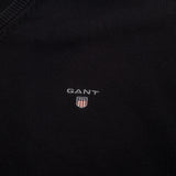 Gant Jumper Sweater Cotton Black V-Neck Pullover Knit Men Size XL, detail view 3, image 5 of 7