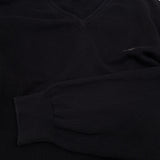 Gant Jumper Sweater Cotton Black V-Neck Pullover Knit Men Size XL, detail view 5, image 7 of 7