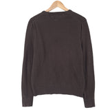 Tommy Hilfiger Vintage Mens Jumper Sweater Cotton Brown V-Neck Pullover Knit Size S, detail view 1, image 3 of 7