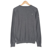 Kjus Mens Jumper Sweater Cotton Grey V-Neck Pullover Knit Size S, detail view 1, image 3 of 7