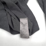 Kjus Mens Jumper Sweater Cotton Grey V-Neck Pullover Knit Size S, detail view 4, image 6 of 7