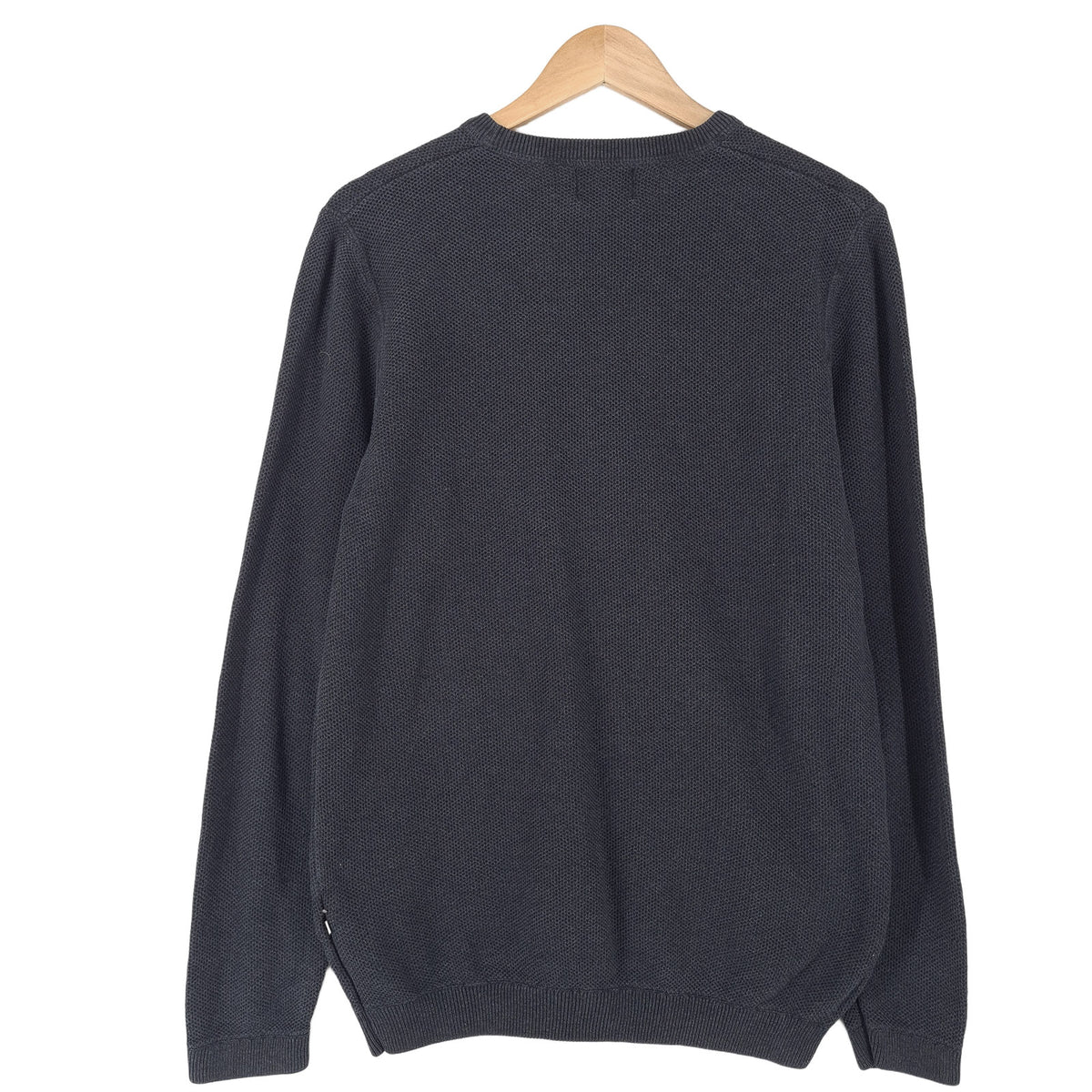 NN07 Mens Jumper Sweater Cotton Grey Crew Neck Pullover Knit Size, detail view 1, image 3 of 6