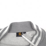 Carhartt Vintage Mens Cardigan Cotton Grey Round Neck Sweater Knit Size M, detail view 2, image 4 of 8