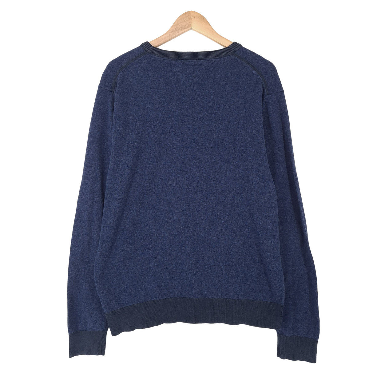 Tommy Hilfiger Vintage Mens Jumper Sweater Cotton Blue Crew Neck Pullover Size XL, detail view 1, image 3 of 7