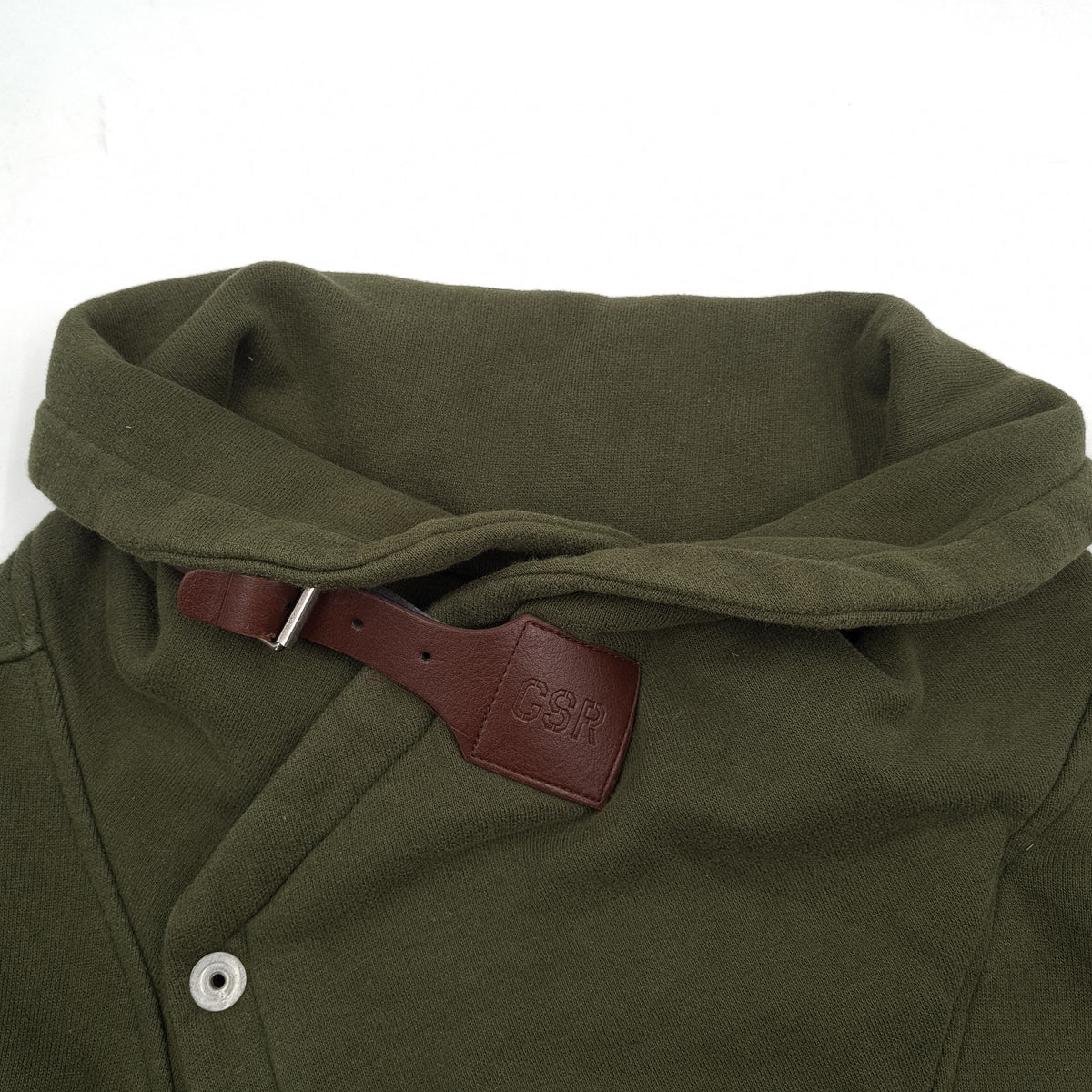 G-Star Vintage Mens Sweatshirt Cotton Green High Neck Pullover Size M, detail view 6, image 8 of 9
