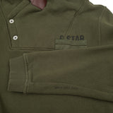 G-Star Vintage Mens Sweatshirt Cotton Green High Neck Pullover Size M, detail view 7, image 9 of 9
