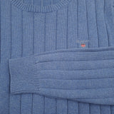 Gant Mens Jumper Sweater Cotton Blue Crew Neck Pullover Knit Size M, detail view 5, image 7 of 7