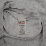 Superdry Mens Jumper Sweater Cotton Cashmere Grey V-Neck Pullover Size XL, detail view 4, image 6 of 7