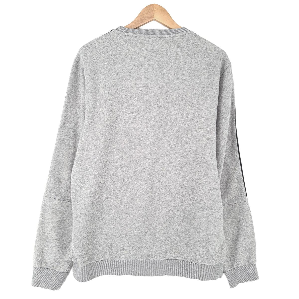 Adidas Vintage Mens Sweatshirt Cotton Grey Crew Neck Pullover Size M, detail view 1, image 3 of 9