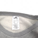 Adidas Vintage Mens Sweatshirt Cotton Grey Crew Neck Pullover Size M, detail view 2, image 4 of 9
