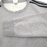 Adidas Vintage Mens Sweatshirt Cotton Grey Crew Neck Pullover Size M, detail view 5, image 7 of 9