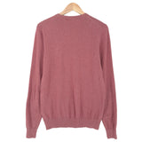 Lyle & Scott Vintage Mens Jumper Sweater Cotton Wool Pink Crew Neck Pullover Size S, detail view 1, image 3 of 8