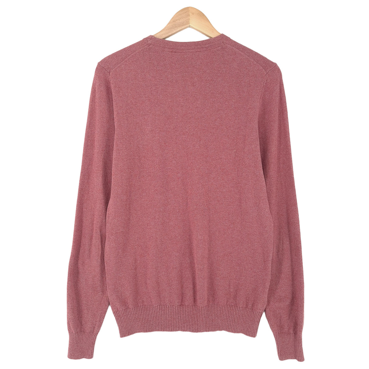 Lyle & Scott Vintage Mens Jumper Sweater Cotton Wool Pink Crew Neck Pullover Size S, detail view 1, image 3 of 8