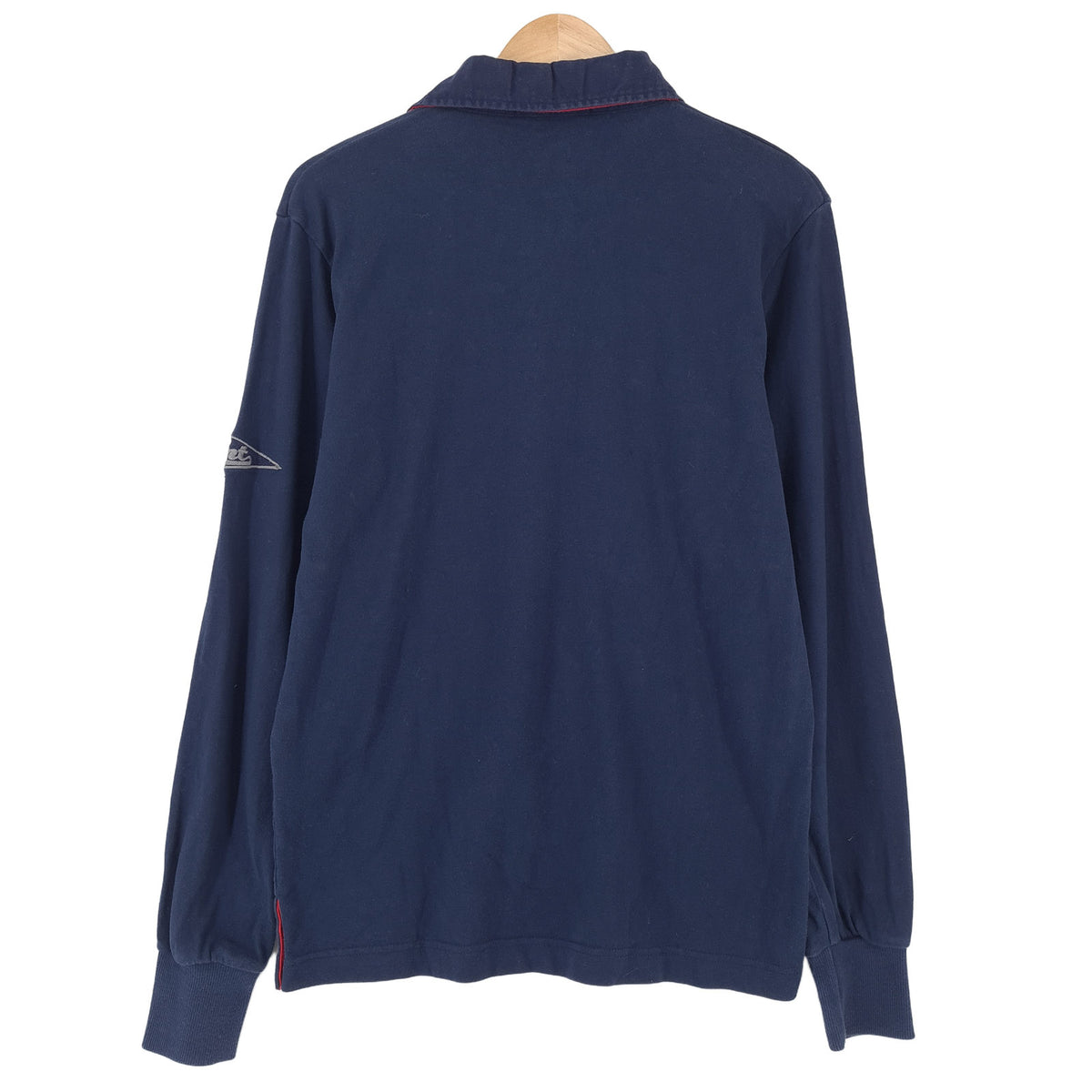 Gant Mens Sweatshirt Cotton Striped Blue Collared Pullover Size M, detail view 1, image 3 of 8