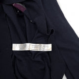 Massimo Dutti Vintage Mens Jumper Sweater Cotton Silk Cashmere Argyle Blue Size XL, detail view 4, image 6 of 9