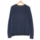 Pme Legend Vintage Mens Jumper Sweater Cotton Blue Crew Neck Pullover Knit Size M, front view, image 1 of 10