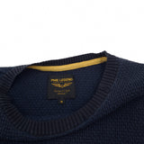 Pme Legend Vintage Mens Jumper Sweater Cotton Blue Crew Neck Pullover Knit Size M, detail view 2, image 4 of 10