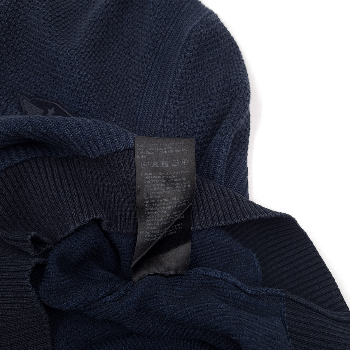 Pme Legend Vintage Mens Jumper Sweater Cotton Blue Crew Neck Pullover Knit Size M, detail view 5, image 7 of 10